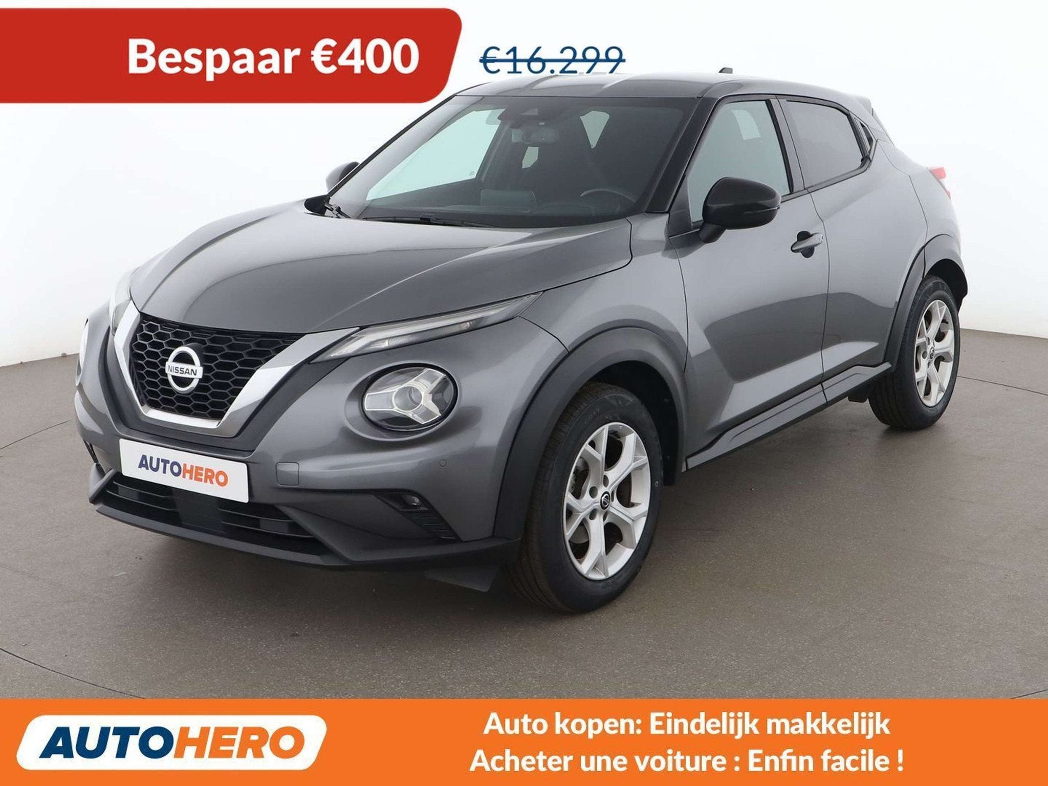 Nissan Juke 1.0 DIG-T Tekna (bj 2020, automaat), Stof, Gebruikt, Overige brandstoffen, 5 zetels