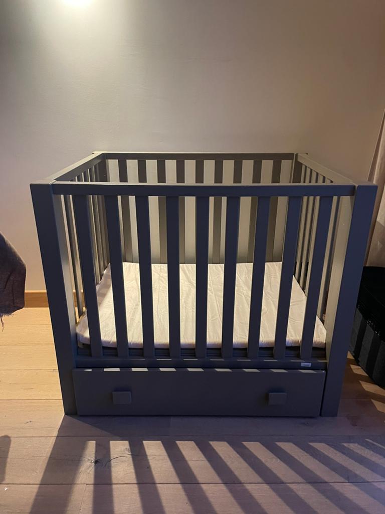 Grijs park Quax, Kinderen en Baby's, Ophalen, Gebruikt, Vierkant, In hoogte verstelbaar