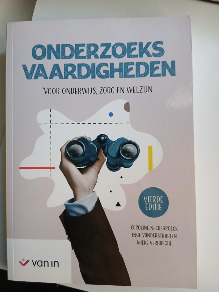 Onderzoeksvaardigheden 2023, Boeken, Studieboeken en Cursussen, Ophalen of Verzenden, Zo goed als nieuw, Hogeschool, Caroline neckebroeck