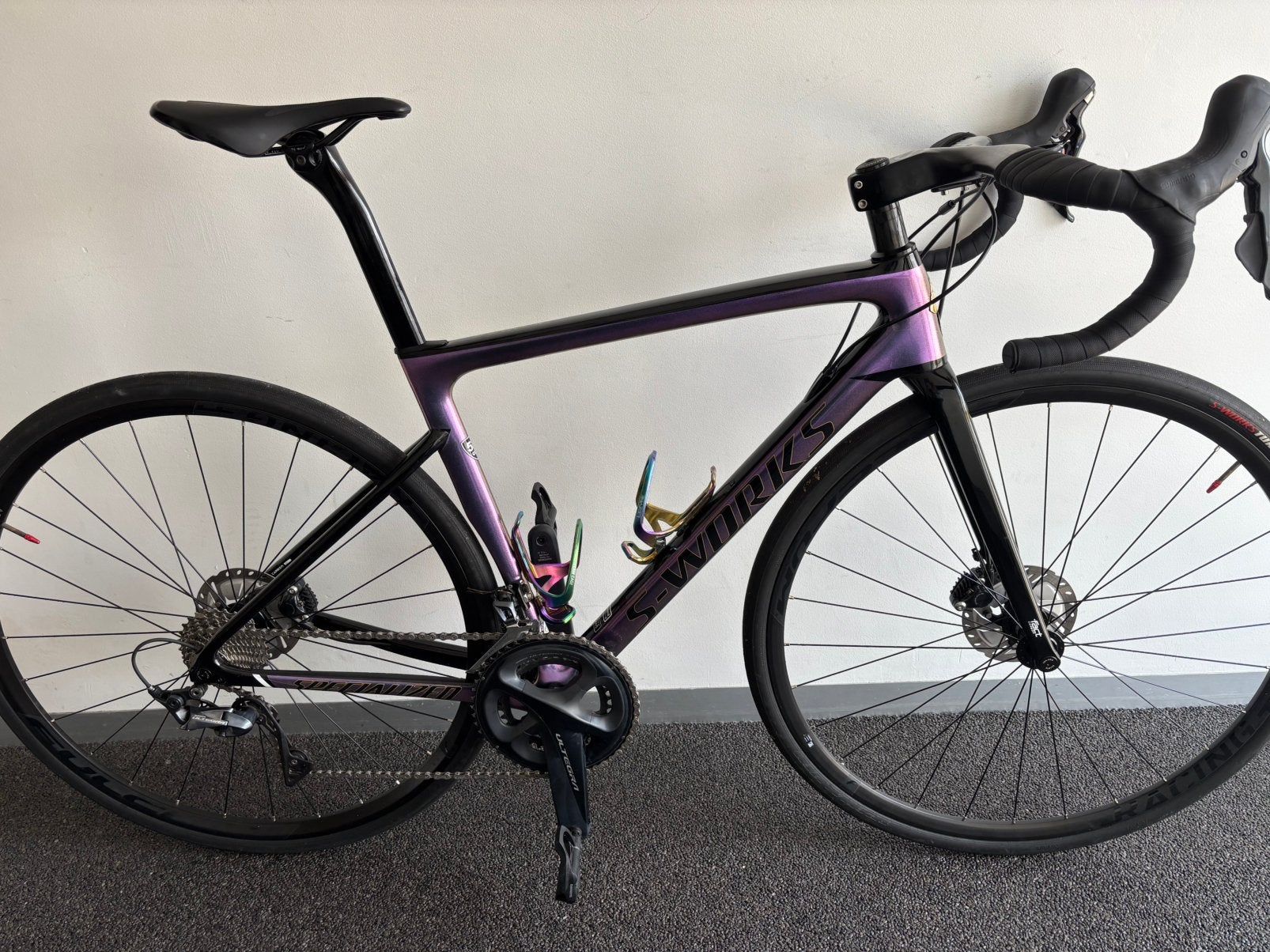 Topfiets carbon Sworks Tarmac sl6 maat 52, Enlèvement ou Envoi, Comme neuf, Carbone