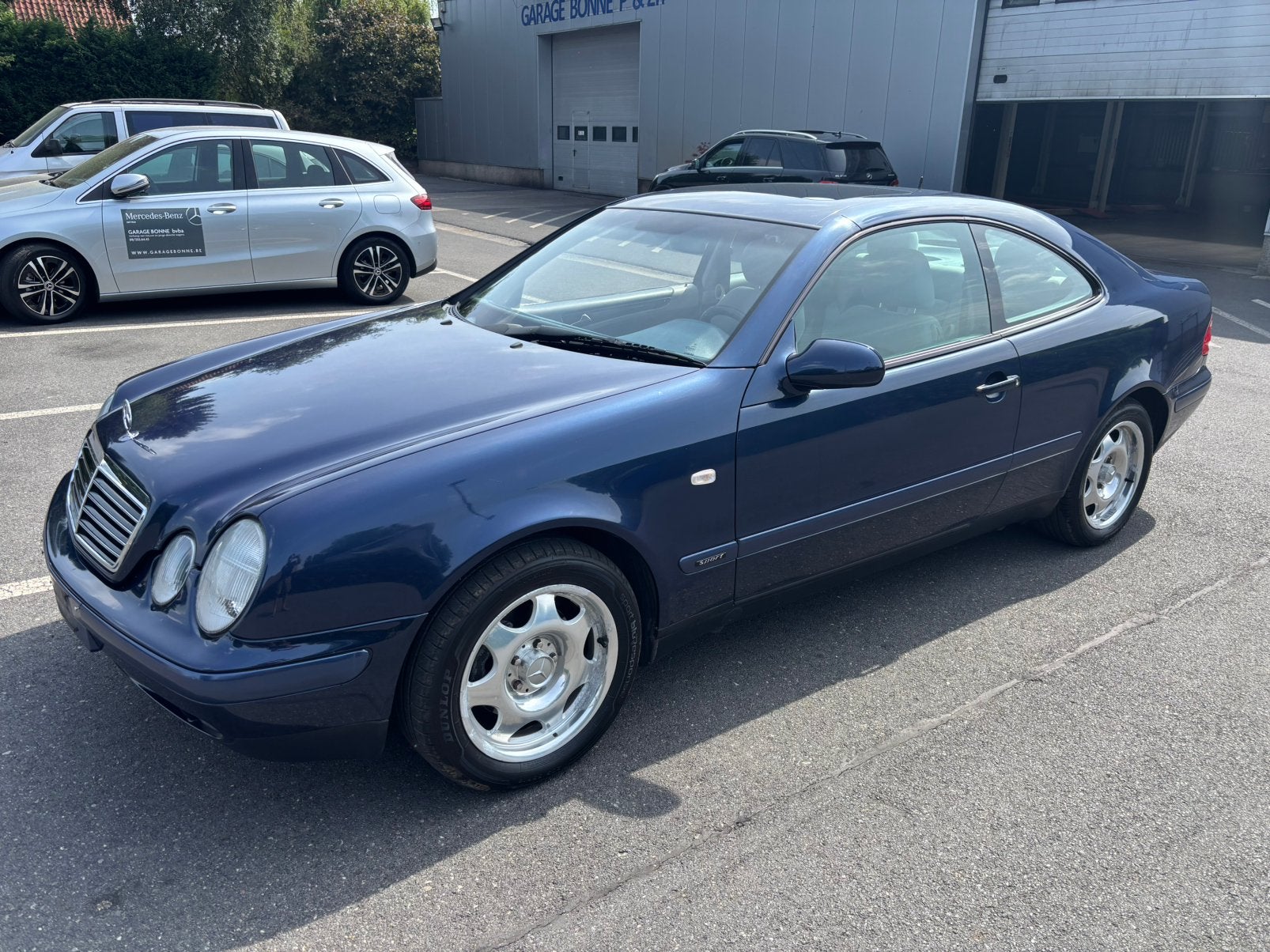 Mercedes CLK200, Auto's, 100 kW, 4 cilinders, Blauw, Handgeschakeld