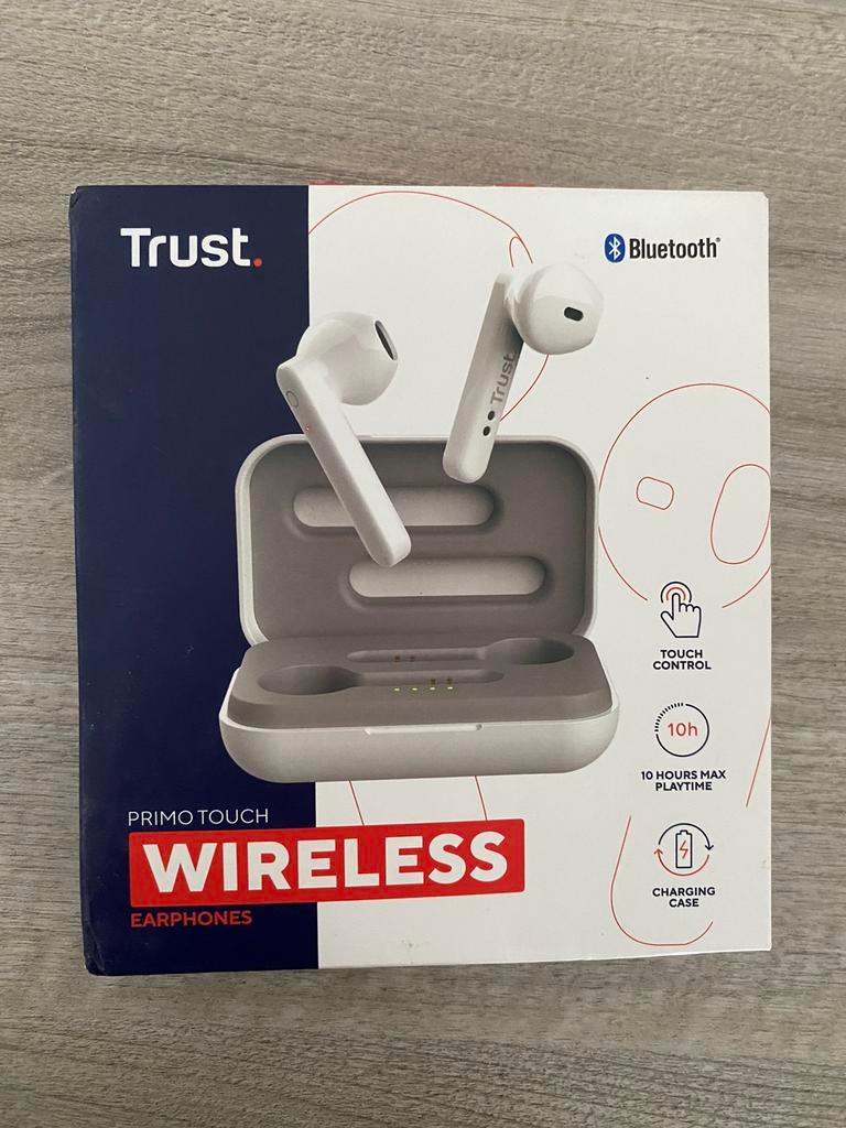 Écouteurs Bluetooth sans fil Trust Primo Touch, Enlèvement, Neuf, Bluetooth