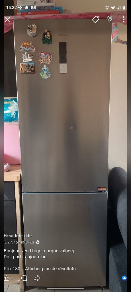 Frigo, Electroménager, Enlèvement, Comme neuf, À Poser