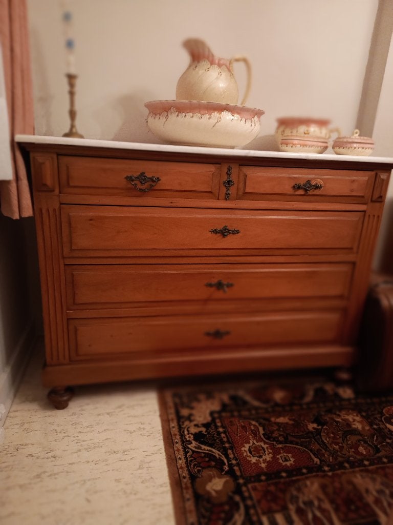 Antieke commode marmeren blad, Ophalen