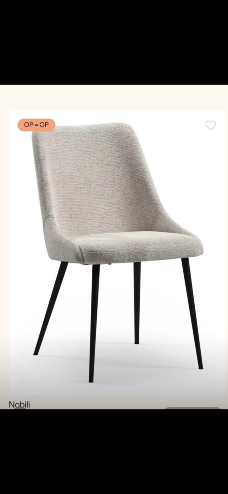 Stoelen van juntoo, Enlèvement, Comme neuf