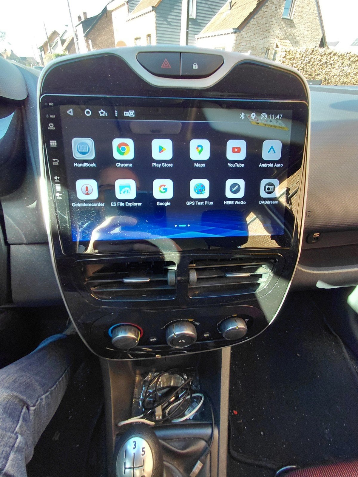 Nieuwe Android radio voor Renault Clio 4, Enlèvement