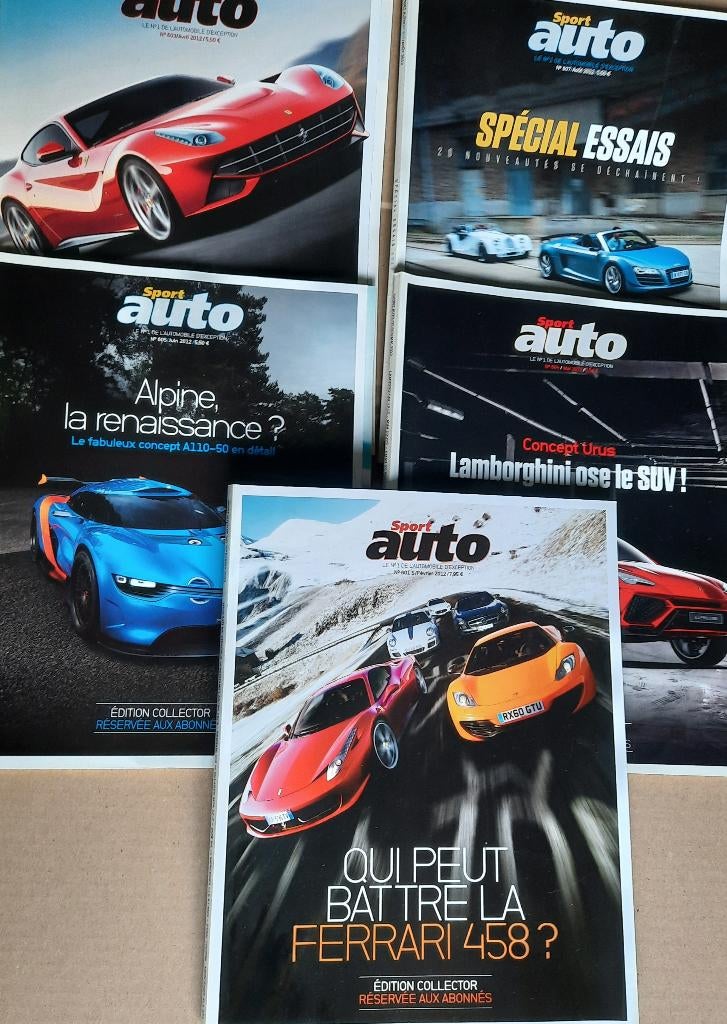 Magazine Sport Auto, 5 N 2012, Enlèvement ou Envoi