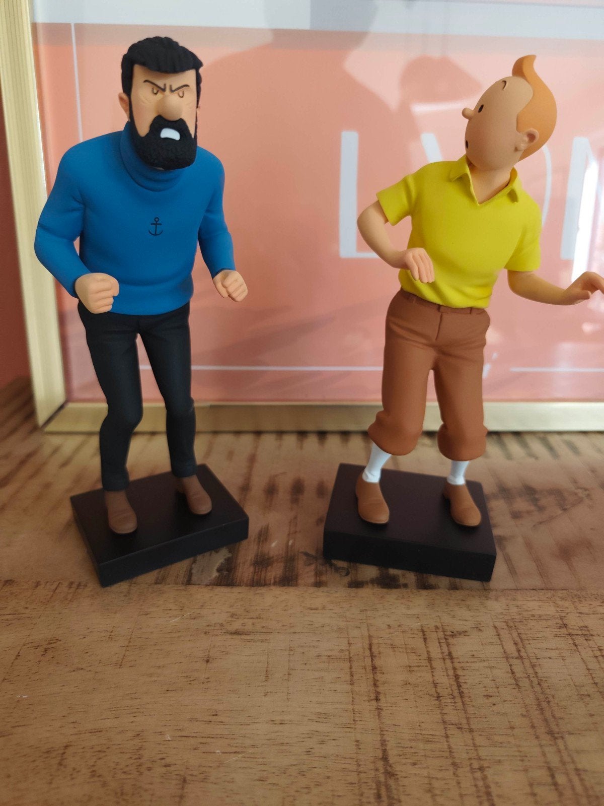 Lot figurines Tintin et haddock fariboles, Enlèvement ou Envoi, Tintin
