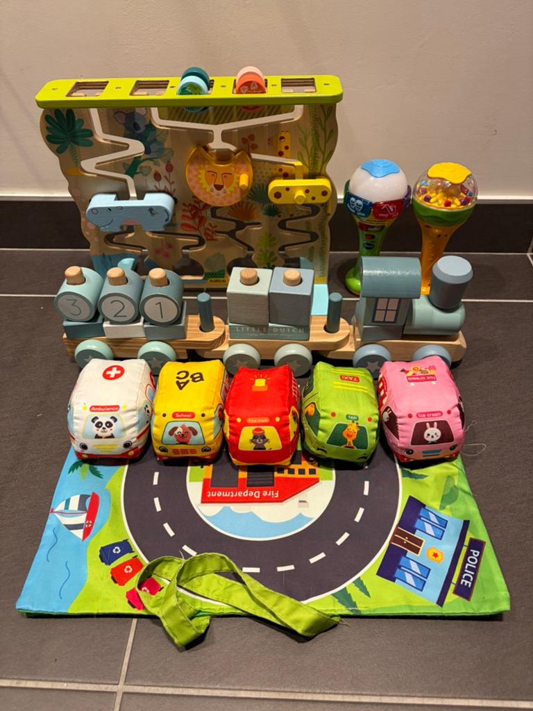 Babyspeelgoed (4 stuks), Ophalen of Verzenden, Zo goed als nieuw, 6 maanden tot 2 jaar