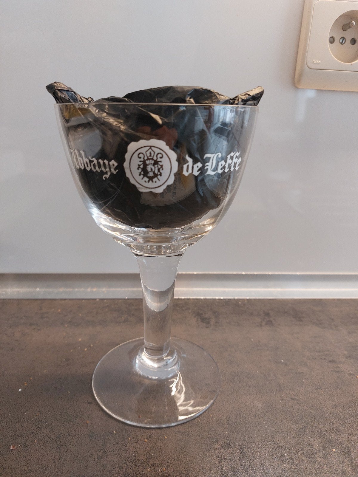 Verres (6) à bierre Leffe Ancien modèle ( calice), Collections, Enlèvement ou Envoi, Leffe