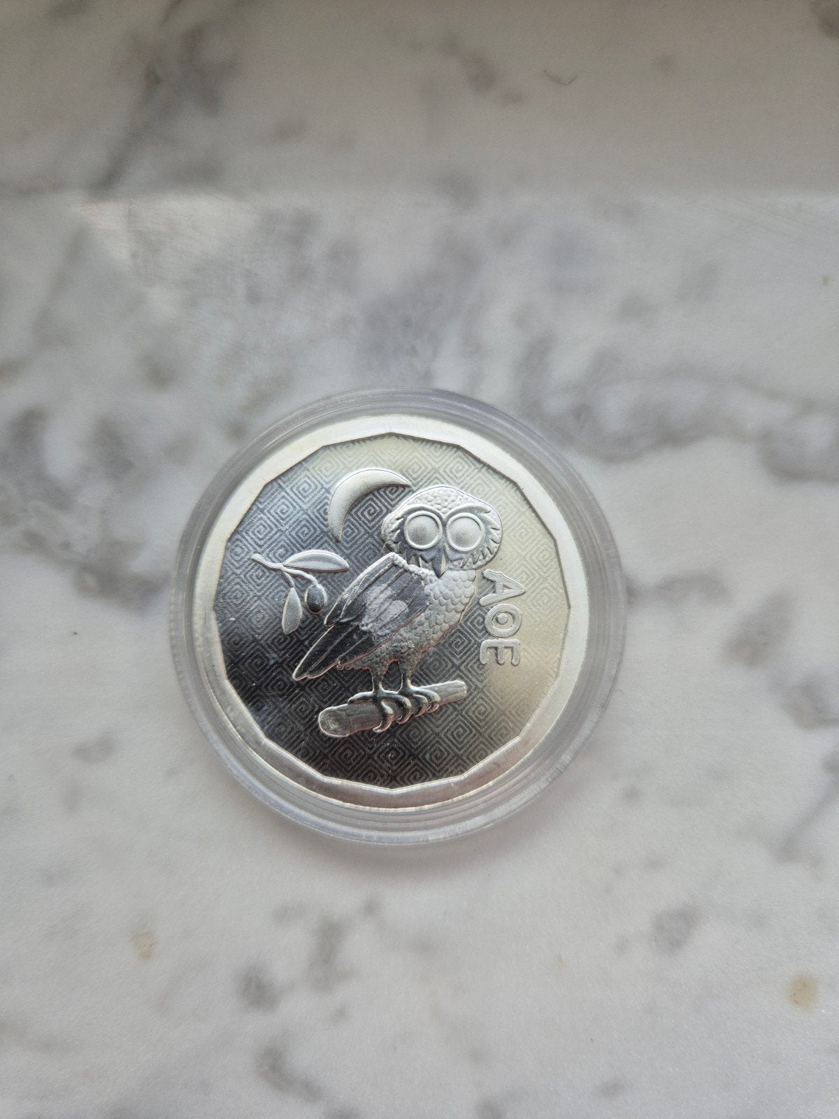 1oz 999 silver St-Helena - Athenian Owl 2024, Enlèvement, Argent
