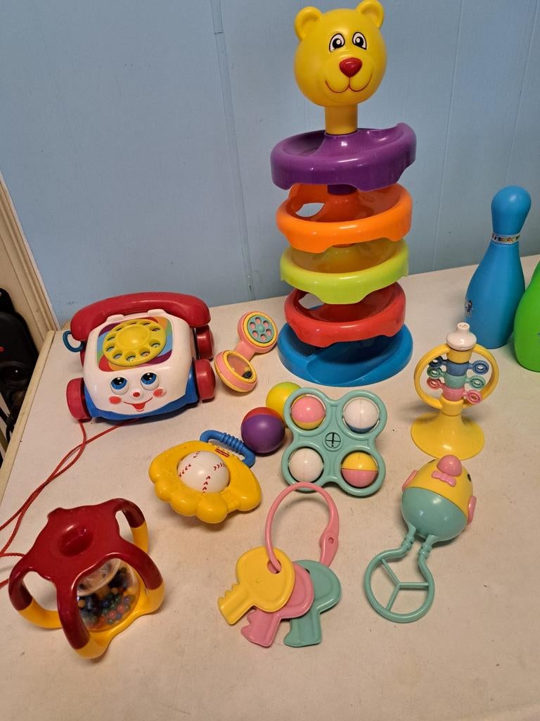 Speelgoed voor de kleinste voor alles 7,50€, Ophalen, Zo goed als nieuw, Rammelaar