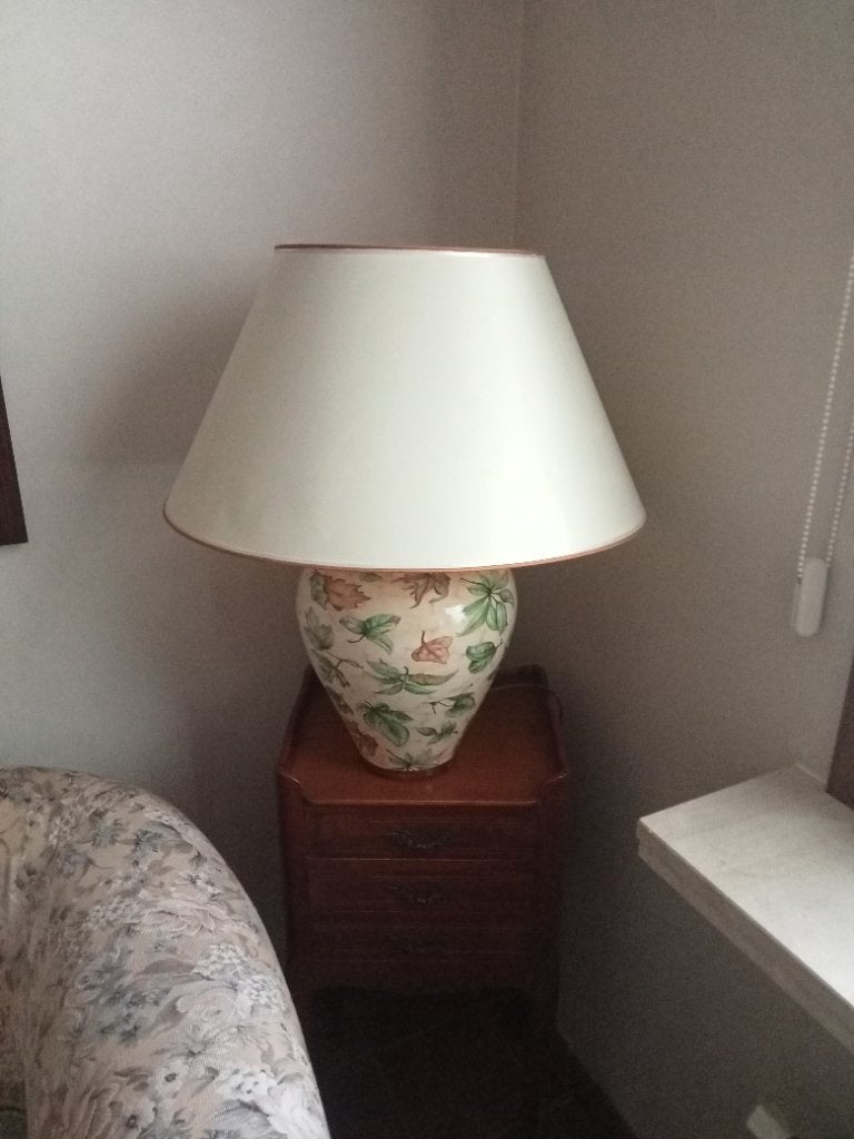 Schemerlampen, Huis en Inrichting, Lampen | Tafellampen, Ophalen, Meerkleurig, Zo goed als nieuw, Steen/keramiek