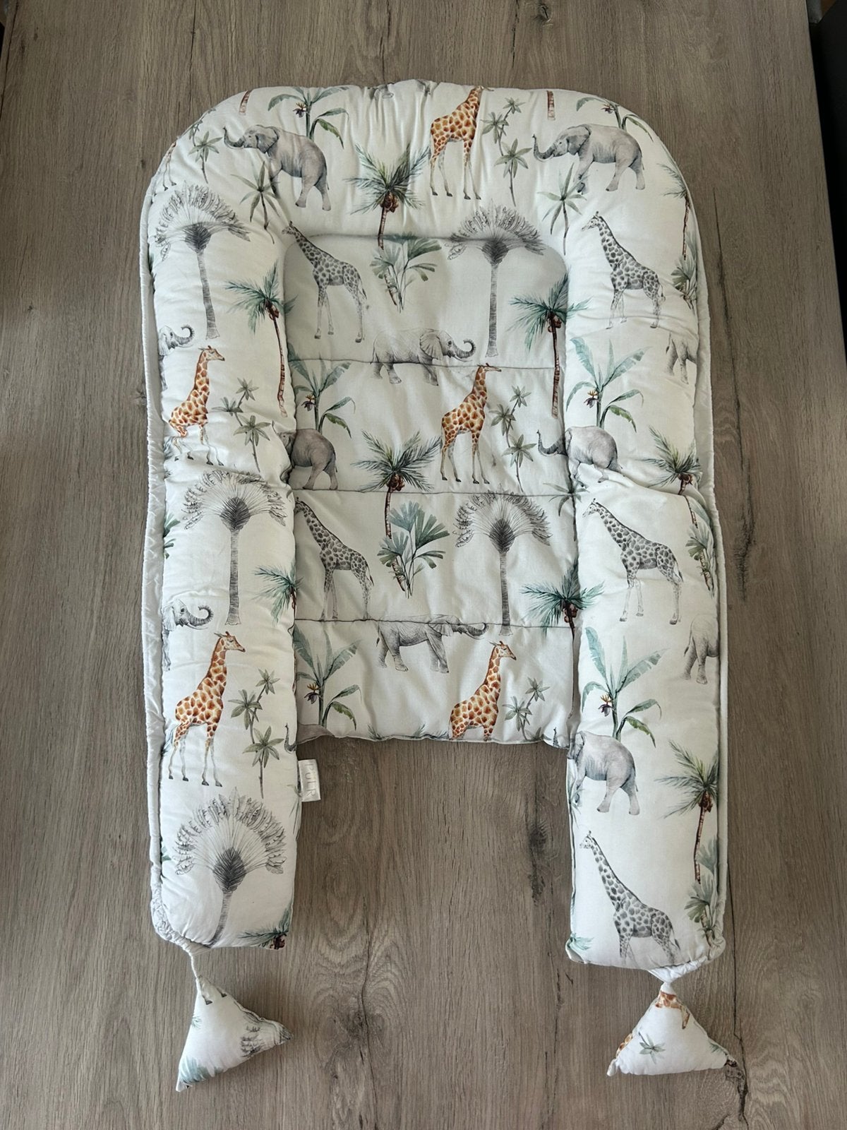 Babynestje PUER Safari/jungle print, Ophalen of Verzenden, Zo goed als nieuw, Overige typen