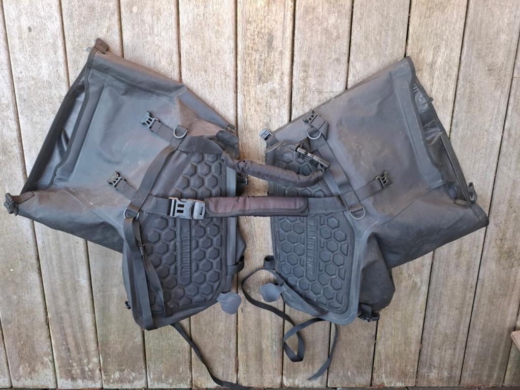 papier side bags Rhinowalk 48 liter., Motos, Enlèvement