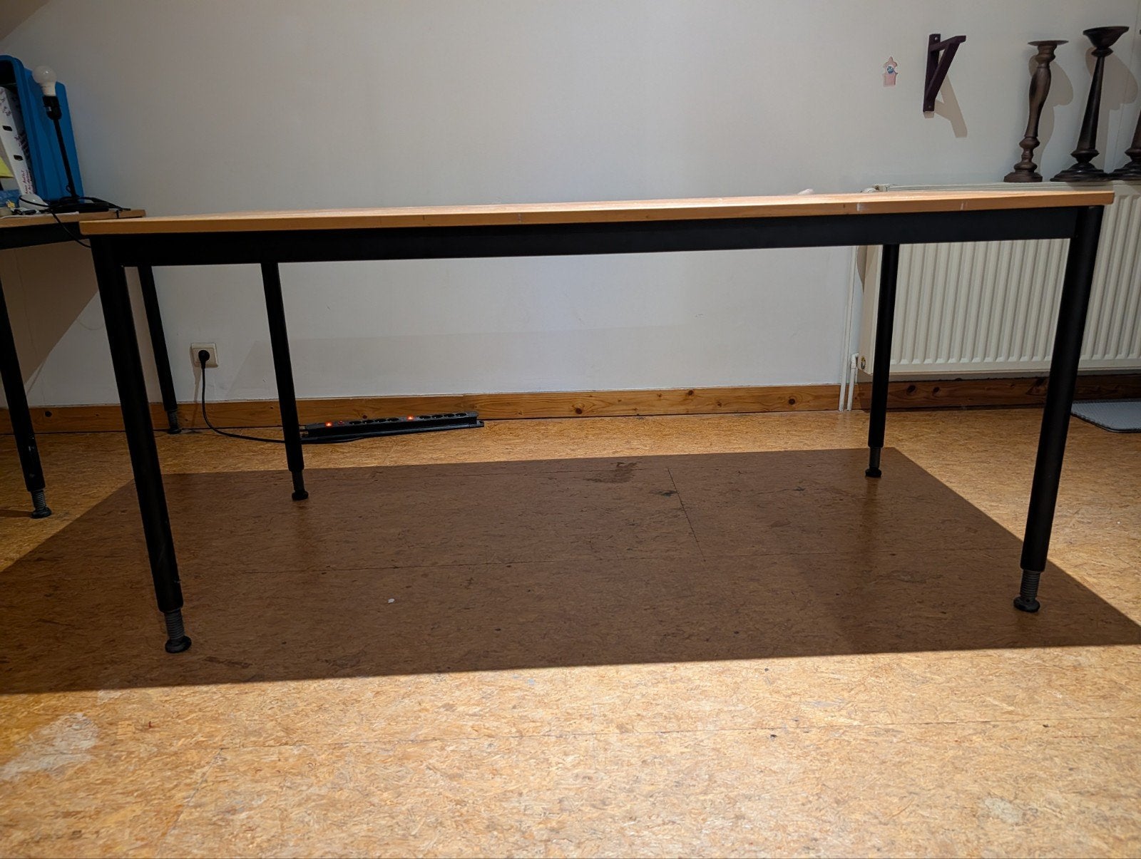 bureau d angle en 2 parties, Réglable en hauteur, Bois, Enlèvement, Bureau d'angle