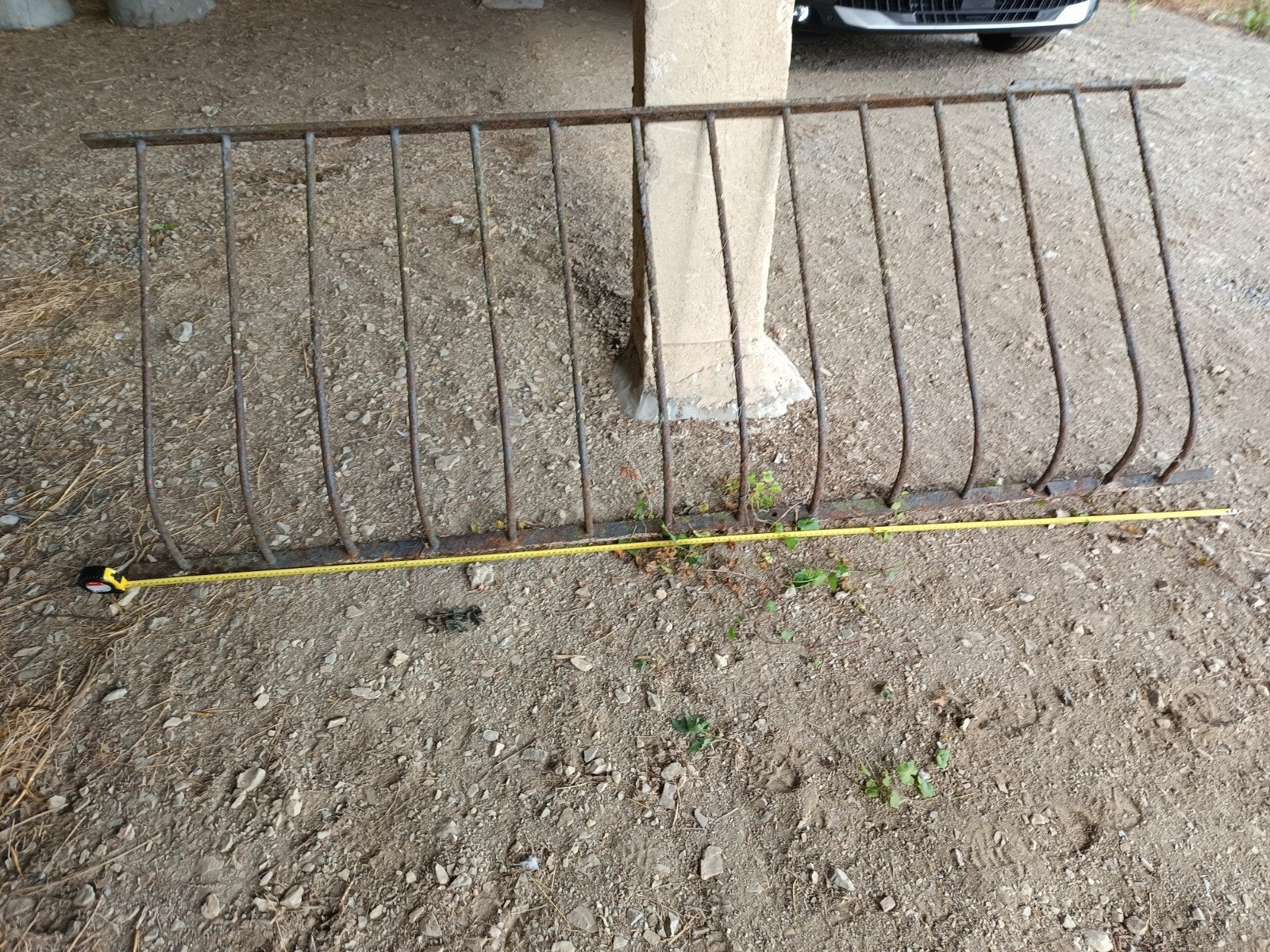 Ratelier a foin, Enlèvement