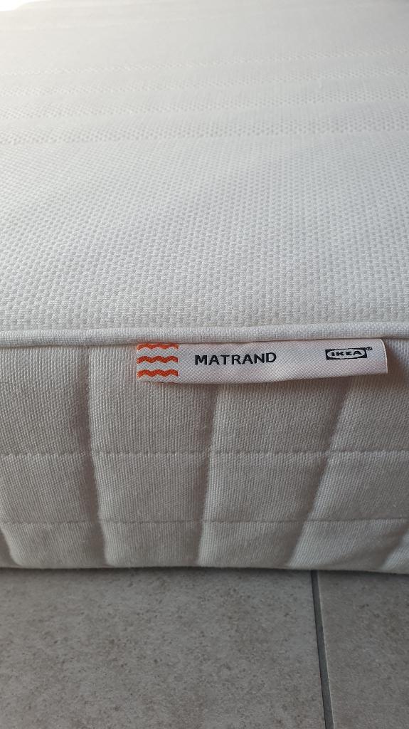 Matras 90x200 + lakens + matrasbeschermer, Ophalen, 90 cm, Eenpersoons, Zo goed als nieuw