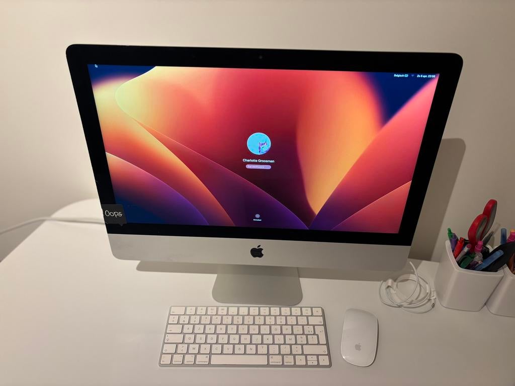 Apple iMac 21,5 (2018), Computers en Software, Apple Desktops, Ophalen, Zo goed als nieuw, IMac