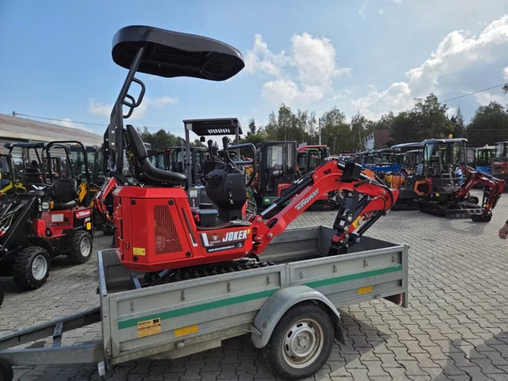 KINGWAY JOKER MINI 800 KG | 73 CM | 3 BACS + EAU POUCE, Enlèvement ou Envoi, Excavatrice
