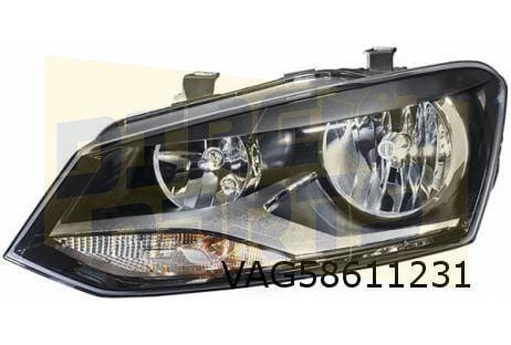 Volkswagen Polo VII koplamp Links (halogeen H7 / H7) OES! 6R, Neuf, -, Volkswagen, -