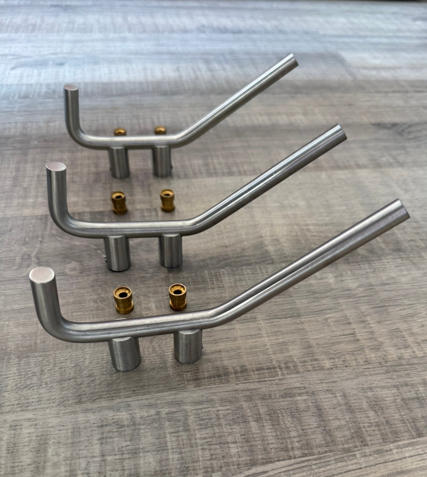 Porte manteau design en inox, Ophalen of Verzenden, Zo goed als nieuw, Metaal, Wandkapstok