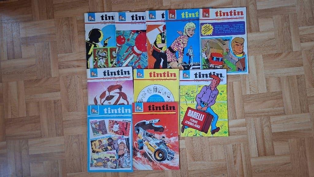Kuifje BD in het Portugees Herge, Verzenden, Zo goed als nieuw, Hergé., Meerdere stripboeken