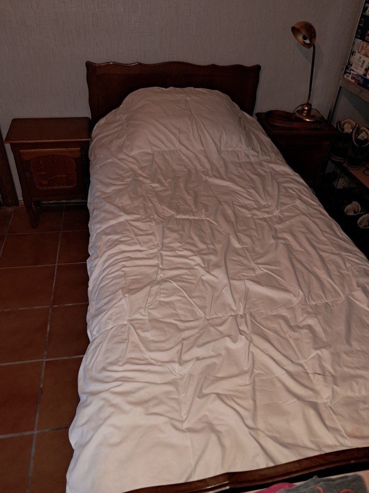 1 persoonsbed, Ophalen