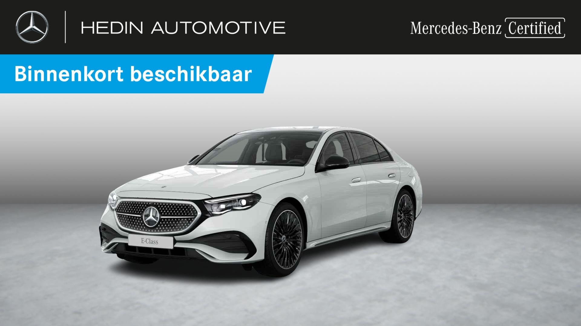 Mercedes-Benz E-klasse 400 e 4MATIC Berline AMG Line | Night, Auto's, Gebruikt, Zwart, Automatische klimaatregeling, Leder en Stof