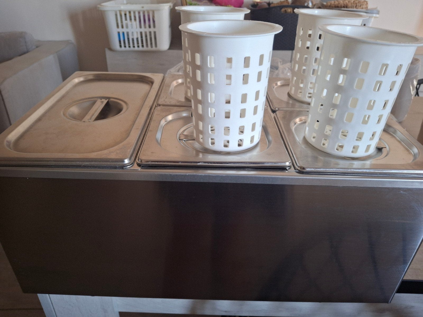 Bain marie en toebehoren, Ophalen