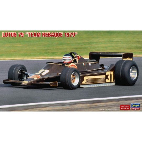 HASEGAWA 20813 LOTUS 79 TEAM REBAQUE 1979 échelle 1/20, Hobby en Vrije tijd, Modelbouw | Auto's en Voertuigen, Overige merken