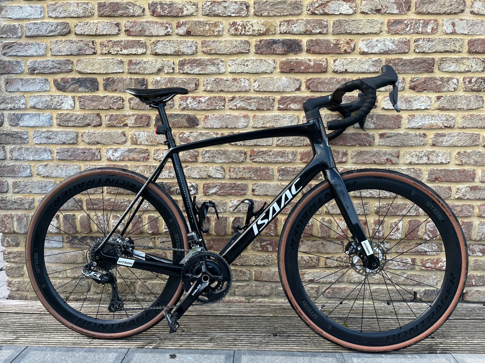 Isaac Vitron - maat 58, Carbon, Heren, Zo goed als nieuw, 57 tot 61 cm