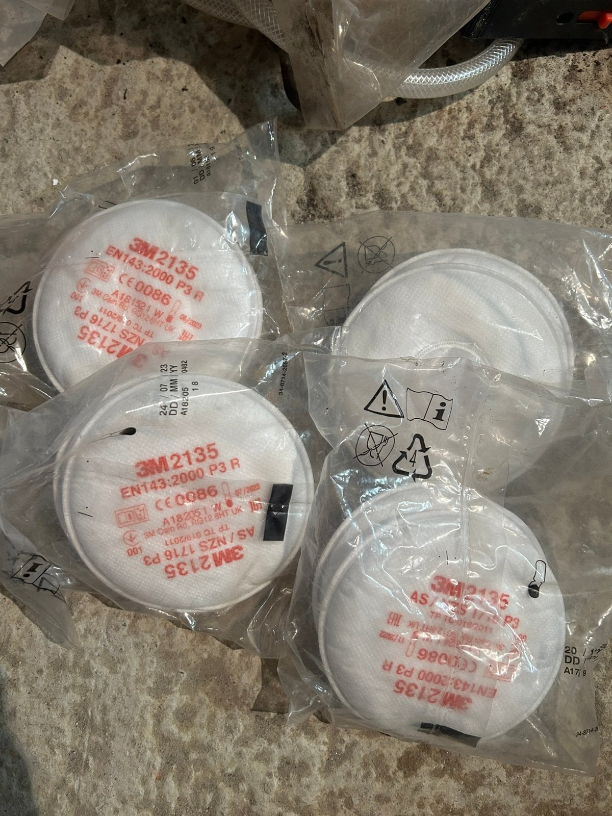 Filtre masque protection 3M, Bricolage & Construction, Protection respiratoire, Enlèvement, Comme neuf
