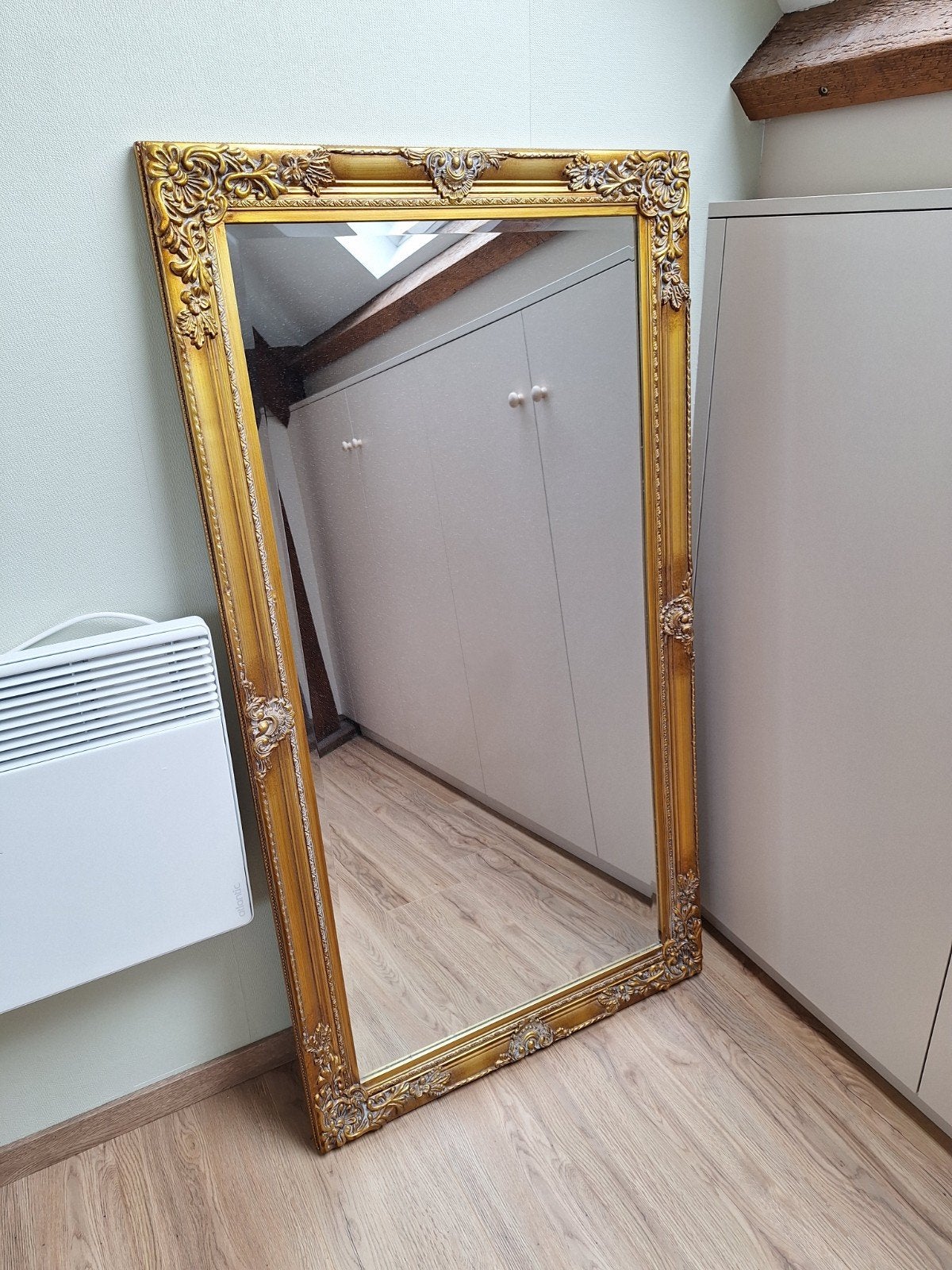 Spiegel in barok stijl h 132cm x b 72cm, Ophalen