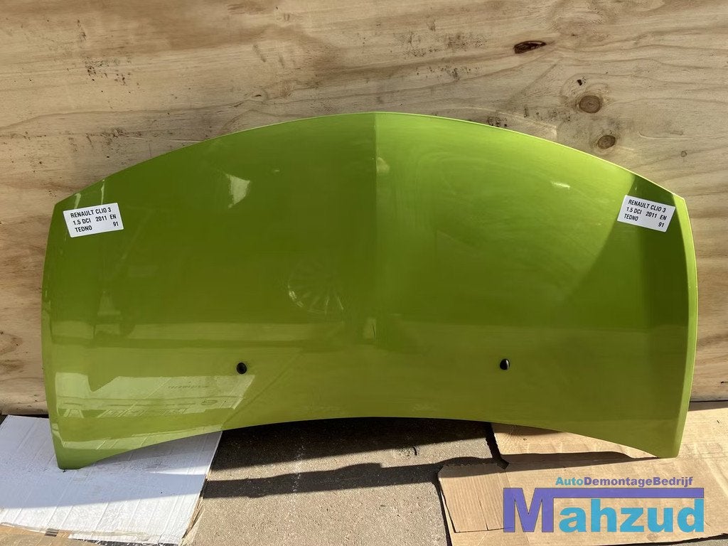 RENAULT CLIO 3 Groen TEDNO TEDN0 motorkap 2005-2014, Renault Group, Gebruikt, Contact.group@renault.com, Renault