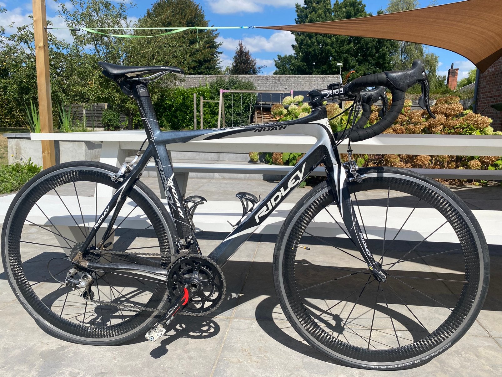 Ridley Noah koersfiets, Autres marques, Frein sur jante, Comme neuf, Enlèvement