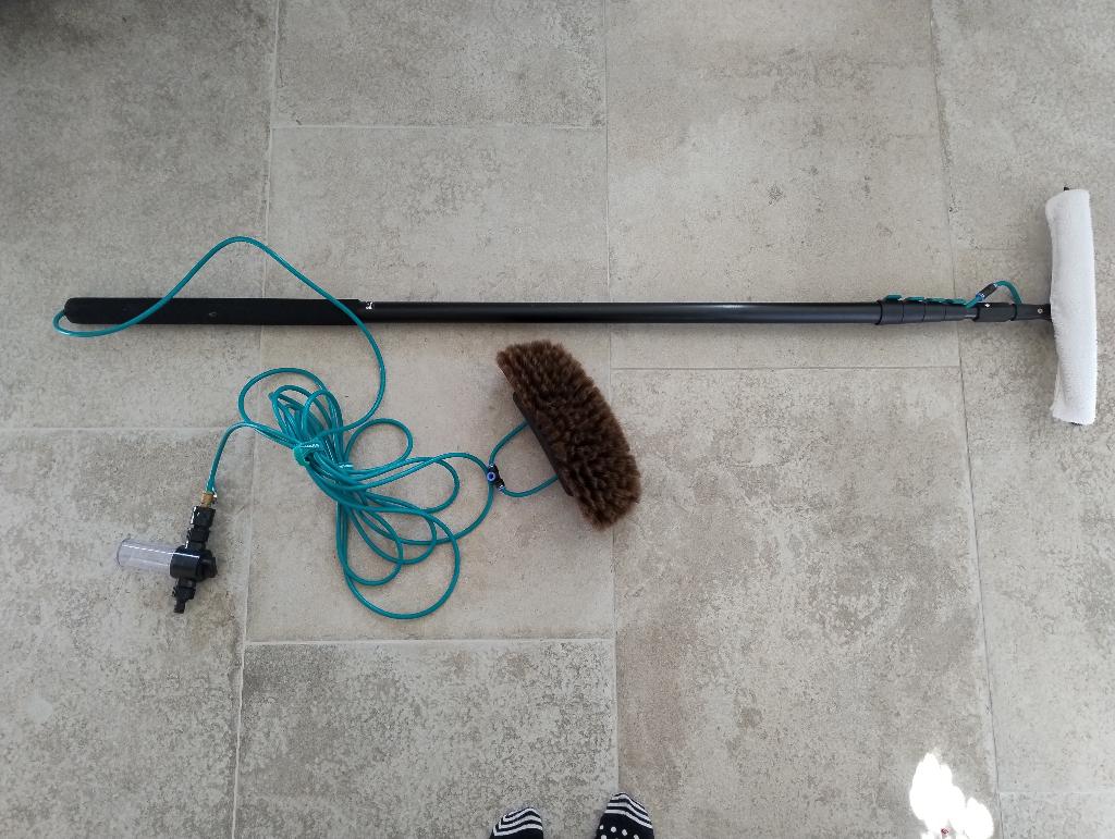 Vonroc Telescopische Wasborstel 6.5 m 💧Complete Set 💧Nieuw, Ophalen, Raamwisser of Trekker