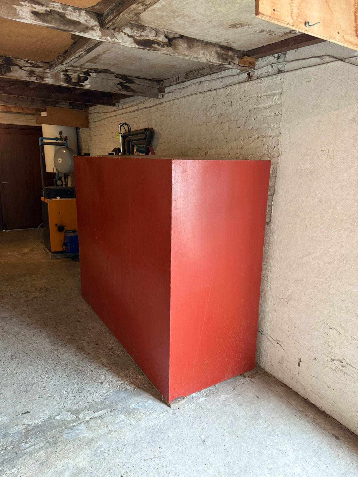 Mazouttank + brander. Conform, Doe-het-zelf en Bouw, Ophalen, Gebruikt
