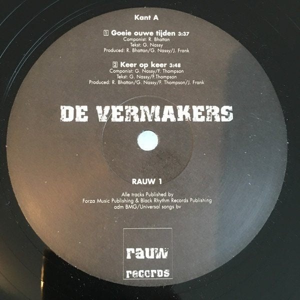 De Vermakers - Goeie Ouwe Tijden / Keer Op Keer / Pow Pow /, 12 pouces, House, Enlèvement ou Envoi, Promo