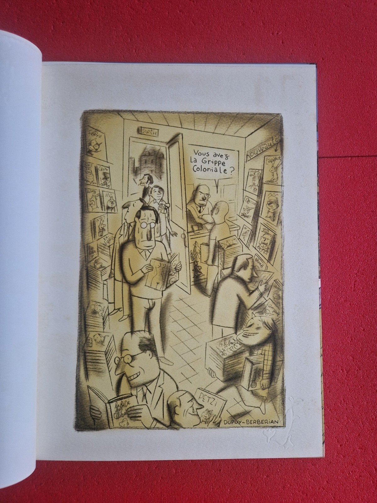 bd la grippe coloniale 1,EO, avec ex libris, Enlèvement ou Envoi