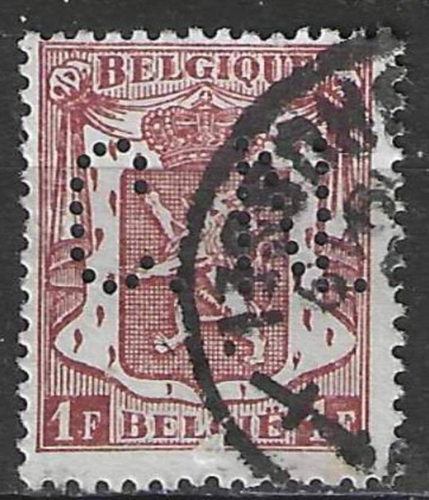 Belgique 1945/1949 - Yvert 715perf - Armoiries du Petit (ST), Timbres & Monnaies, Timbres | Europe | Belgique, Affranchi, Envoi