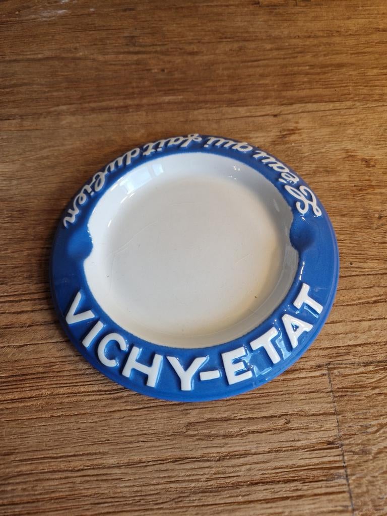 Asbak porselein Vichy - Etat, Verzamelen, Ophalen of Verzenden, Asbak