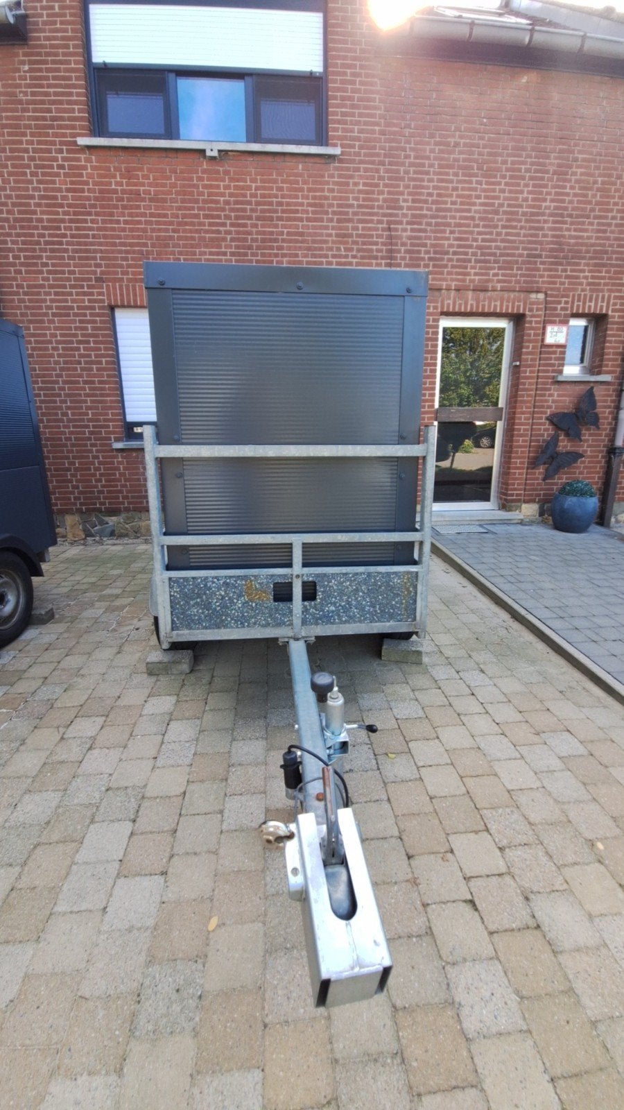 gesloten aanhangwagen, Enlèvement
