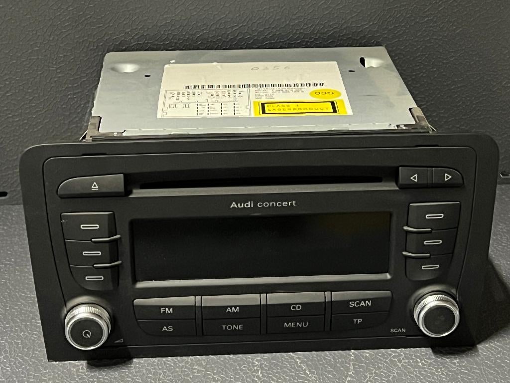 OEM Audi A3 Blaupunkt Concert 8P0 035 186 S auto radio-CD, Ophalen of Verzenden, Zo goed als nieuw