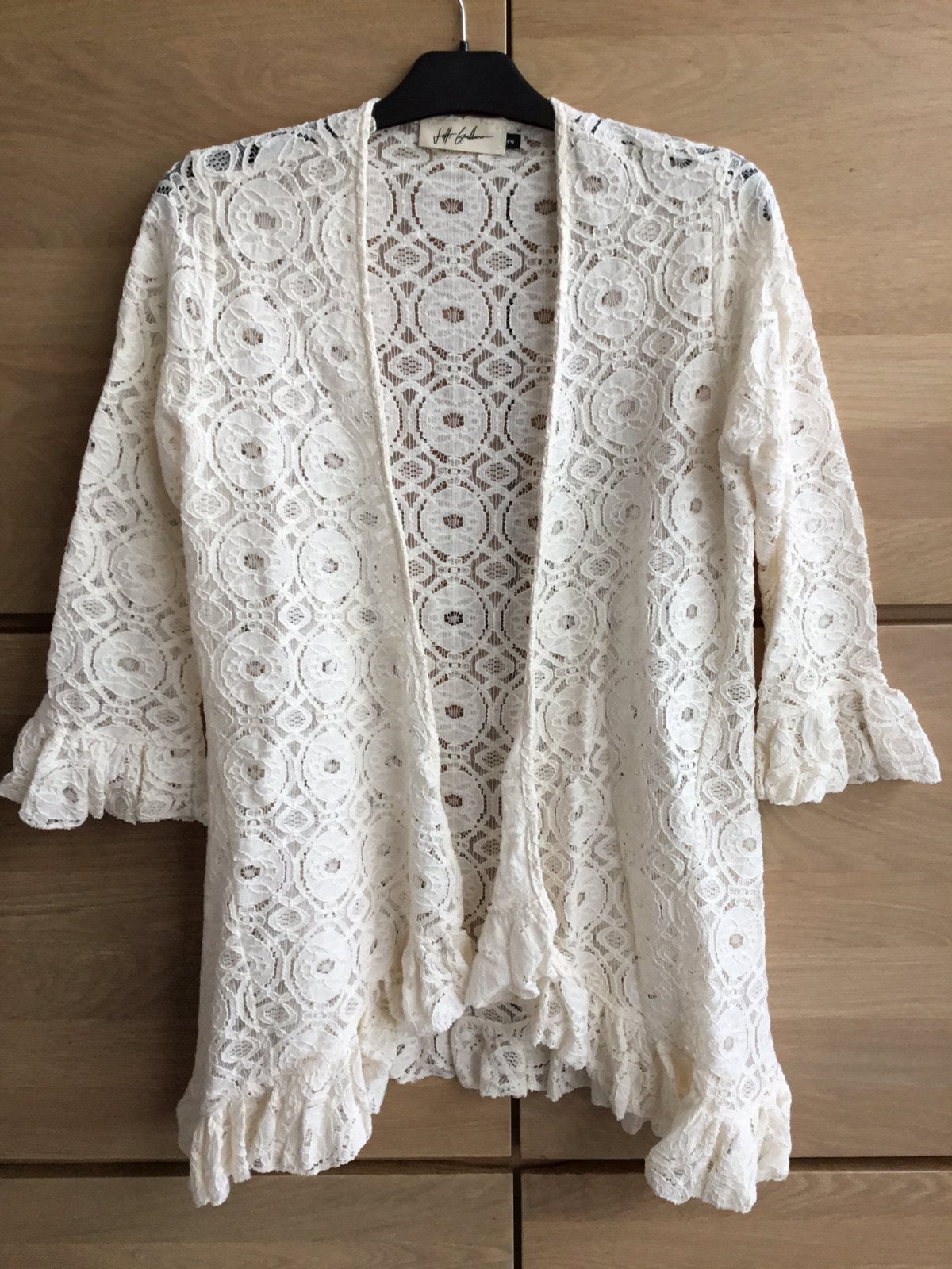 Open gilet JEFF GALLANO, Kleding | Dames, Ophalen of Verzenden, Zo goed als nieuw, Maat 38/40 (M), Wit