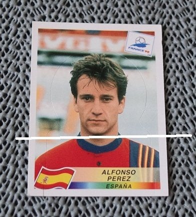Panini/France 98/Espagne/Pop - UP Alfonso Pérez, Collections, Envoi, Neuf, Affiche, Image ou Autocollant