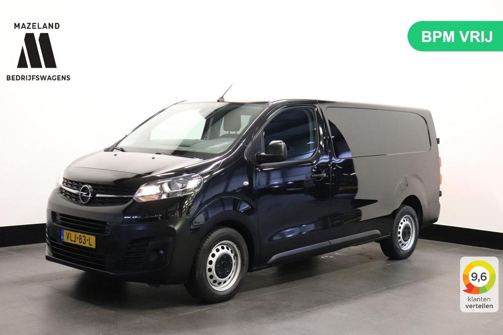 Opel Vivaro 2.0 CDTI 122PK L3 Dubbele Cabine EURO 6 - Airco, Zwart, Bedrijf, Onderhoudsboekje, 195 g/km
