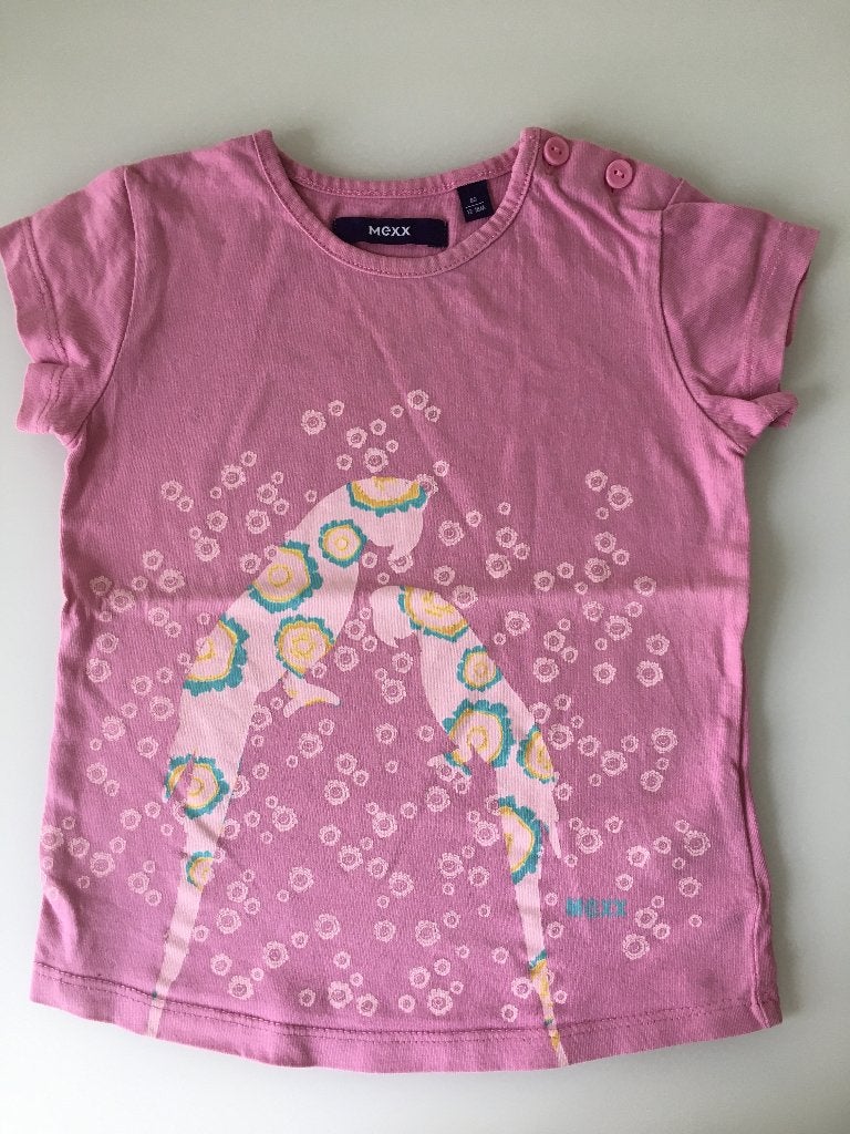 T-shirt roos mexx maat 80, Enfants & Bébés, Vêtements de bébé | Taille 80, Enlèvement ou Envoi, Chemisette ou Manches longues