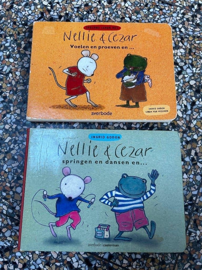 2x Kinderboek Nellie & Cezar, Boeken, Ophalen of Verzenden, Gelezen, 3 tot 4 jaar