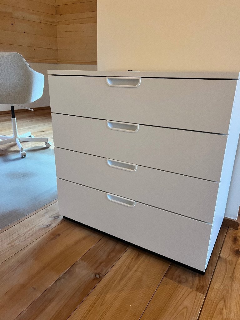 Ladeblok wit met cijferslot zo goed als nieuw, Huis en Inrichting, Ophalen, Overige typen, 45 cm, 80 cm